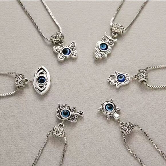 Eye of God Necklace Metal Chains Necklace - Picture 8 of 9